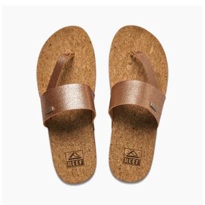 REEF Cushion Sol Hi Sandal, espadrilles, Copper, Slip ons, W 9
